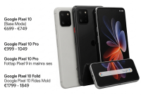 قیمت‌های خانواده گوگل پیکسل ۱۰ در اروپا لو رفت